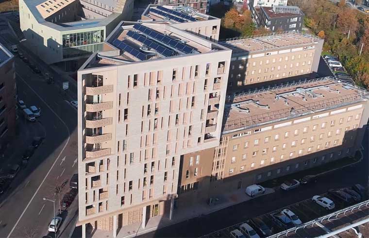 Lille-Cordonnier, réhabilitation de 120 chambres étudiantes et construction de 59 logements pour Partenord Habitat